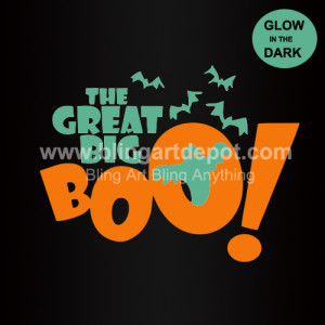 The great Big Boo Heat Transfers Glow In The Dark Vinyl The great Big Boo Heat Transfers Glow In The Dark Vinyl